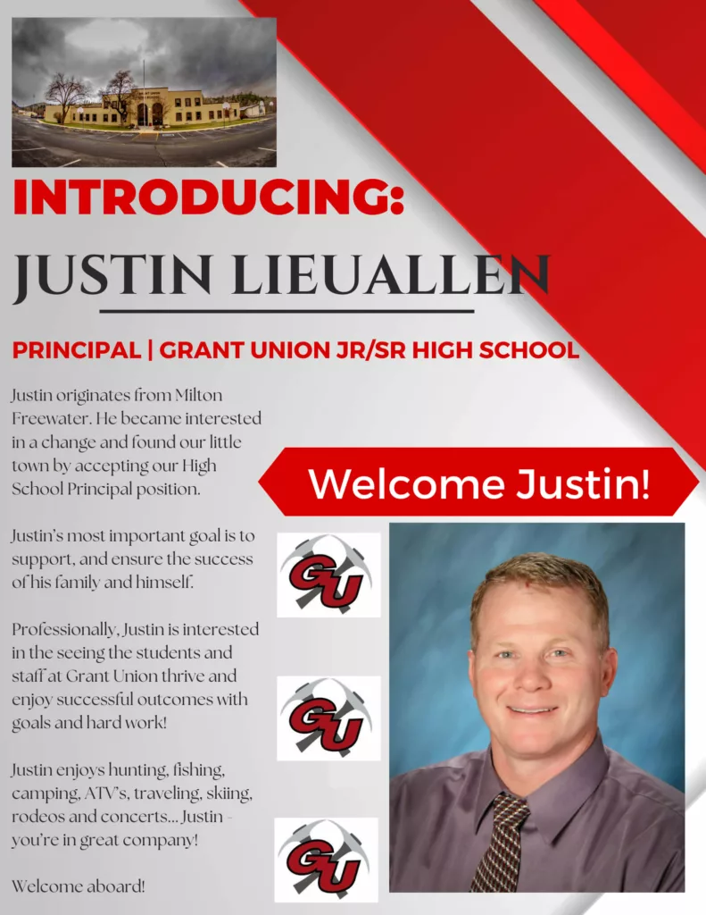 La Grande schools name Justin Lieuallen as Central Elementary principal