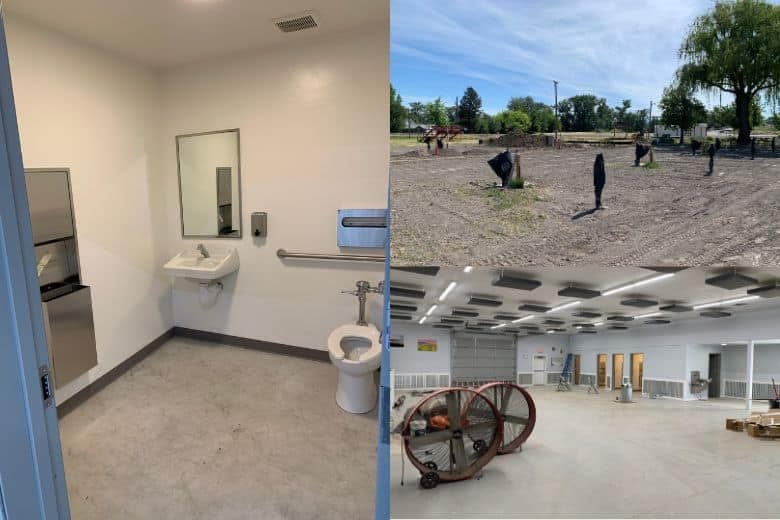 Union County fairgrounds hit milestone with first new bathrooms installed