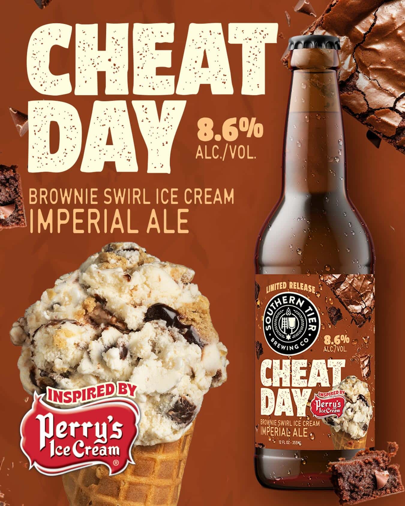 Southern Tier and Perry's Ice Cream Launch Brownie Batter Imperial Ale