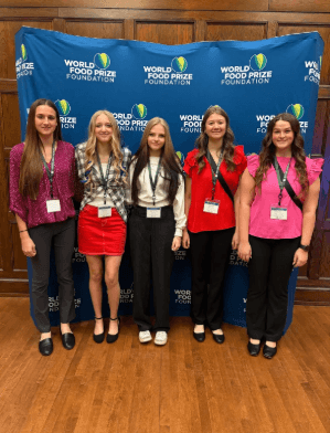 Sioux Central sophomores present food security research at Iowa Youth Institute