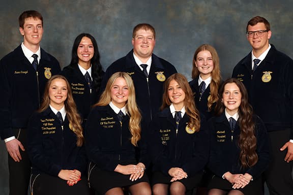 Early native Nora Pickhinke elected Iowa FFA state president