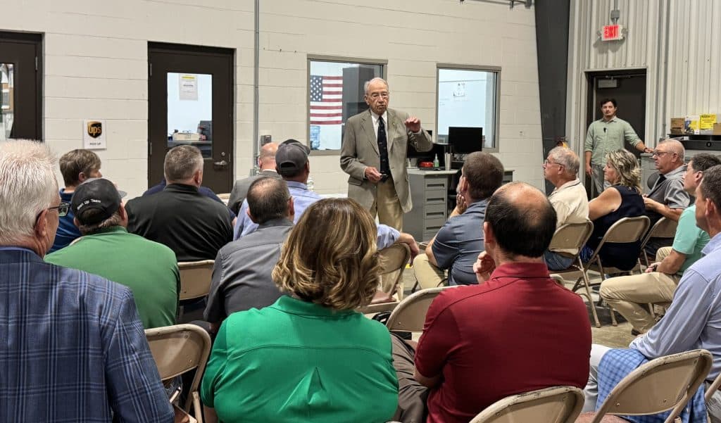 Grassley says delayed farm bill could still pass by Christmas