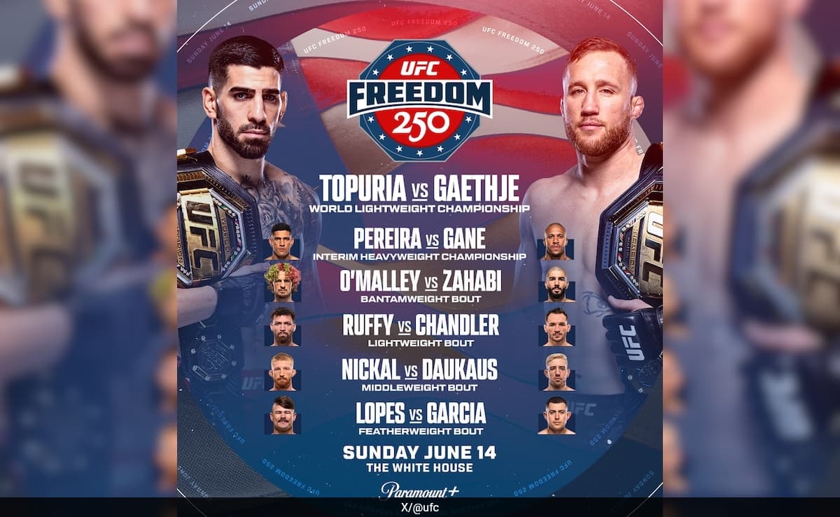 UFC to stage first White House fight card on Flag Day, Trump’s birthday