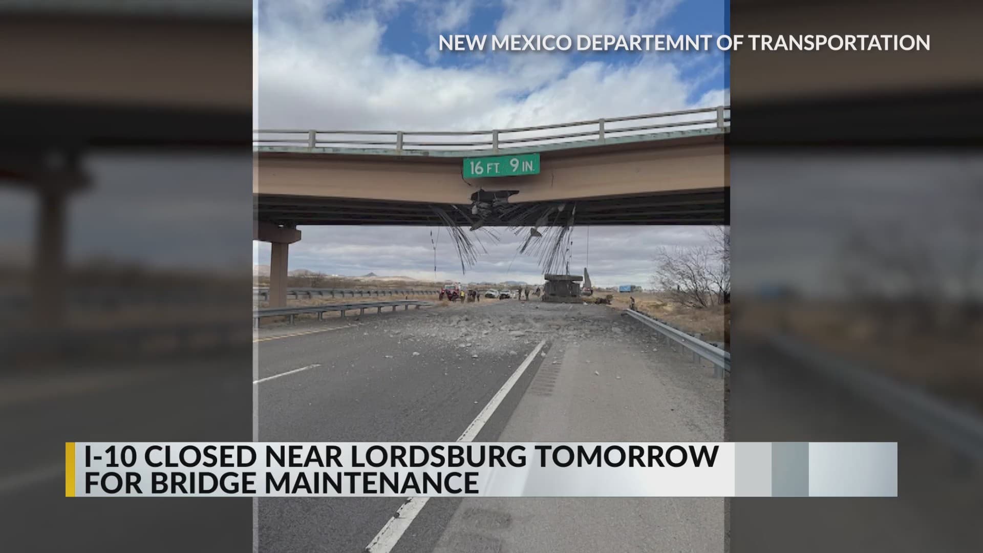 I-10 Bridge at Exit 24 Near Lordsburg Reopens After Crash Repairs