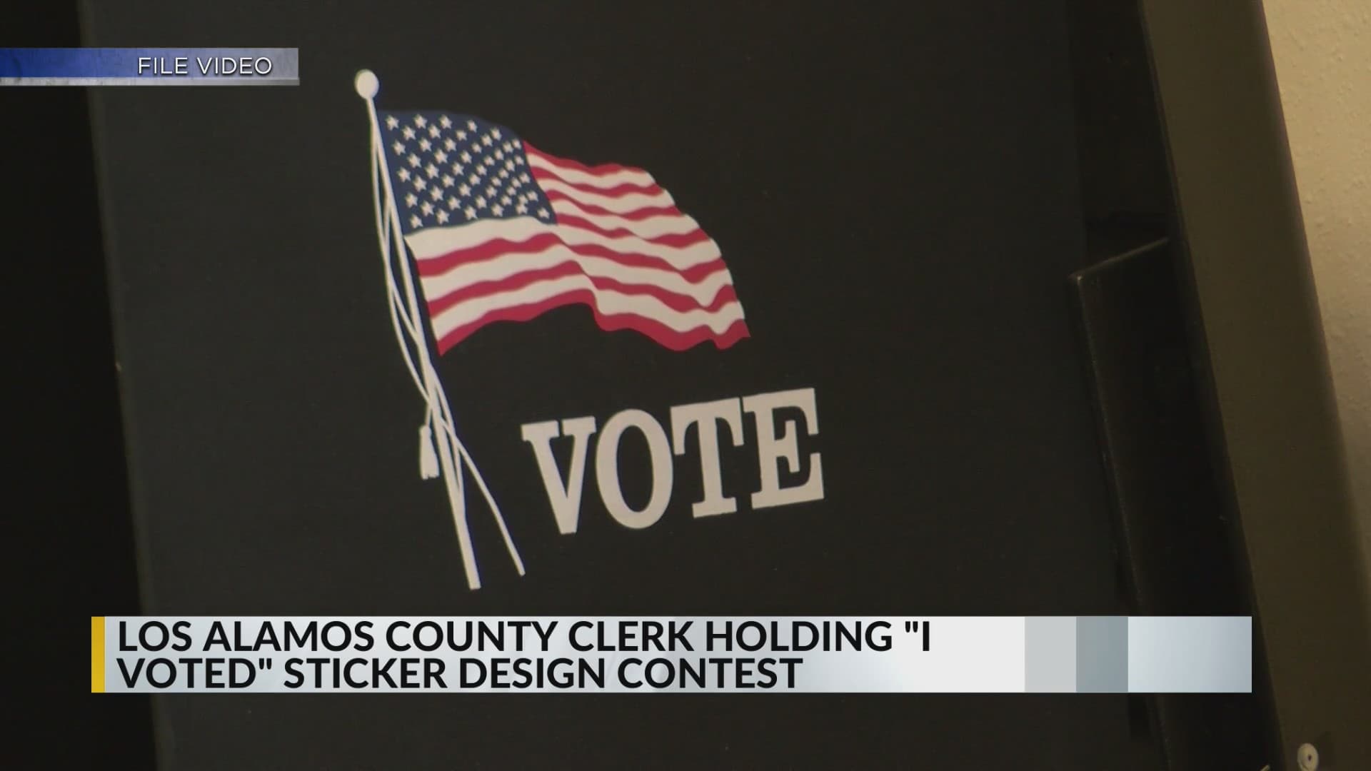 Los Alamos County Clerk Invites Students to Design 2026 "I Voted" Stickers