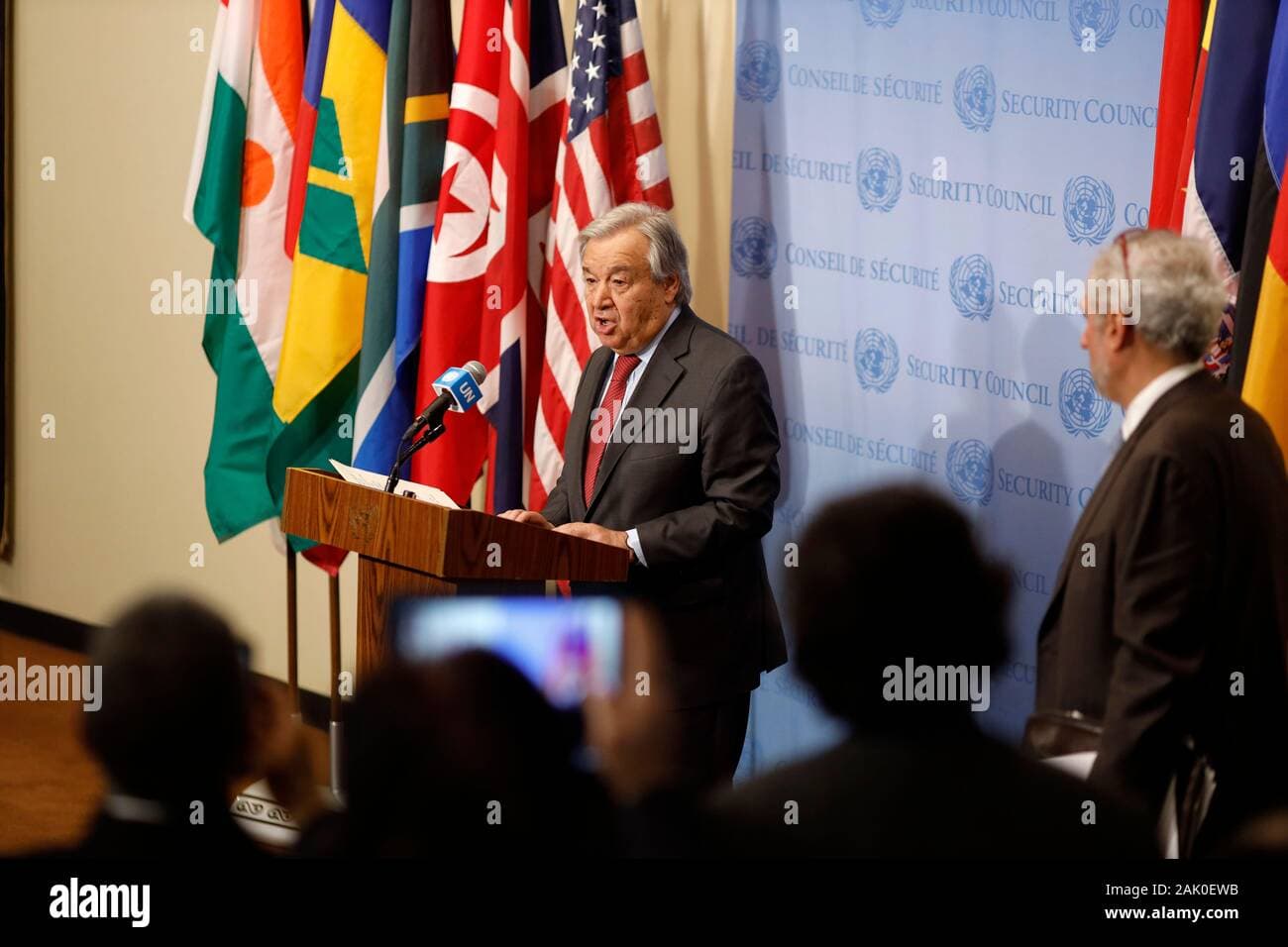 Guterres Calls for Restraint as U.S. Venezuela Tensions Rise