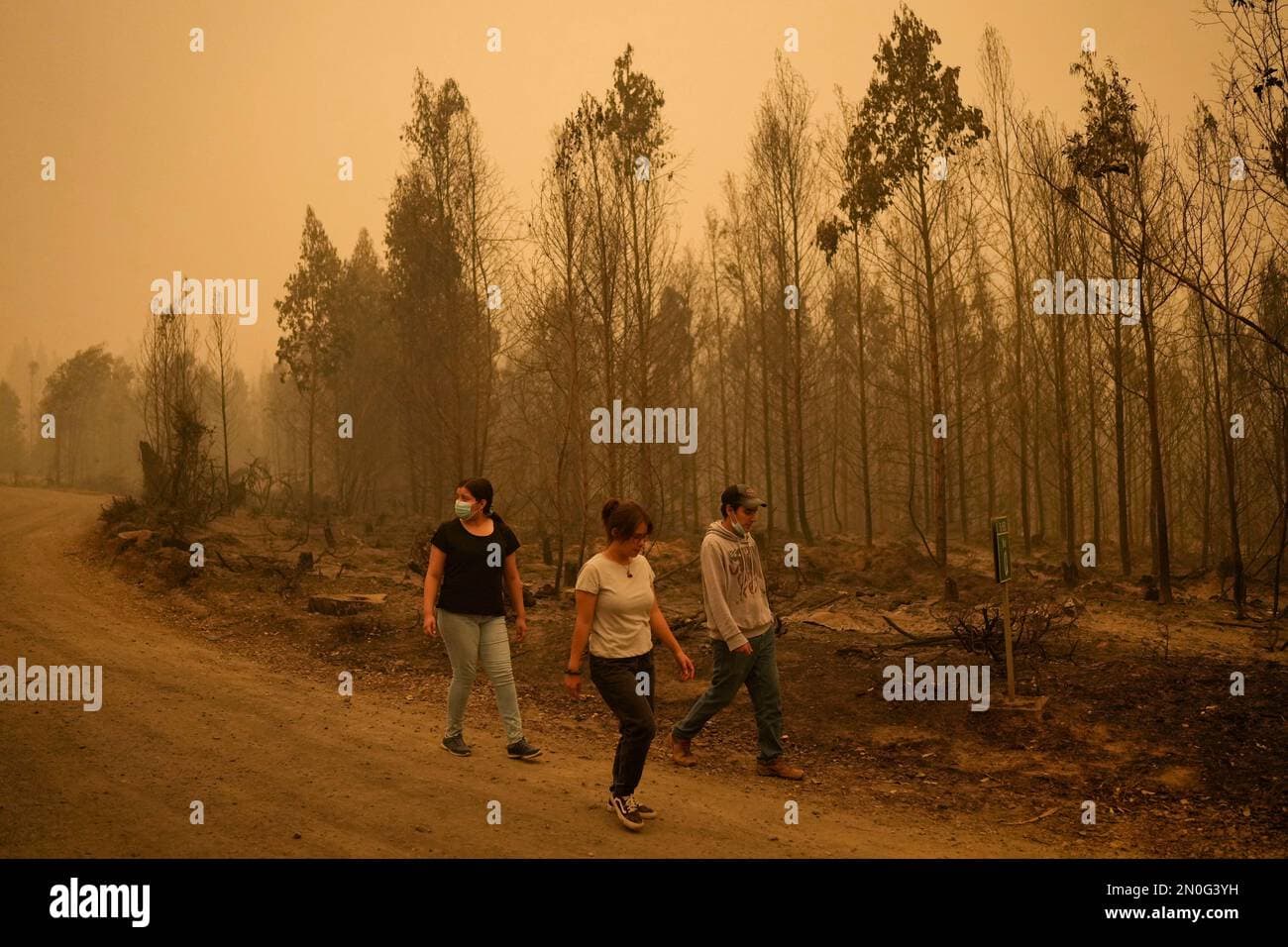 Wildfires rip through central and southern Chile, at least 18 dead