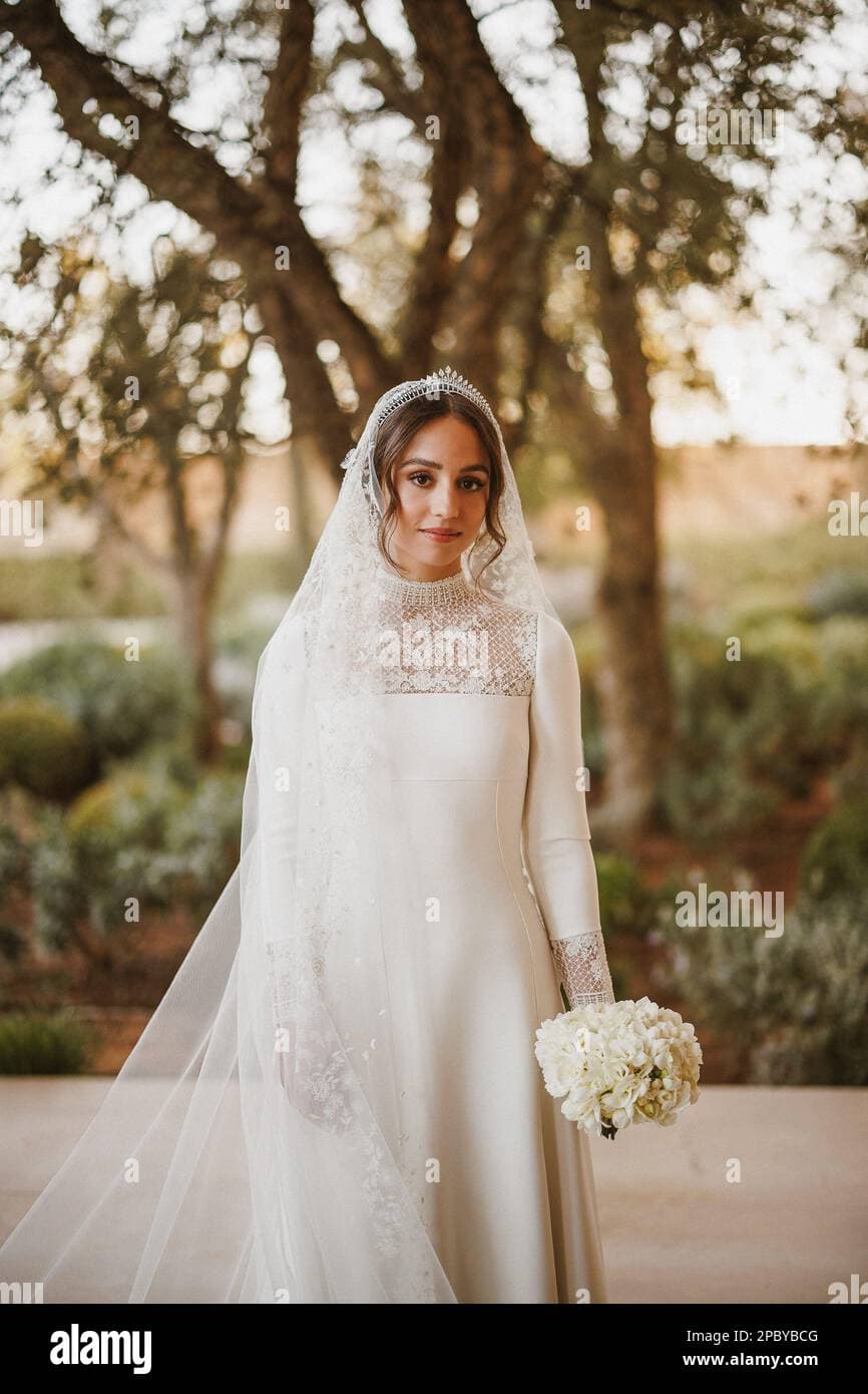 Princess Iman of Jordan Marries Jameel Alexander Thermiotis in Dior Gown