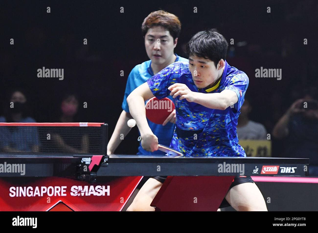 Lim Jonghoon defeats Simon Gauzy in thrilling WTT Singapore Smash match