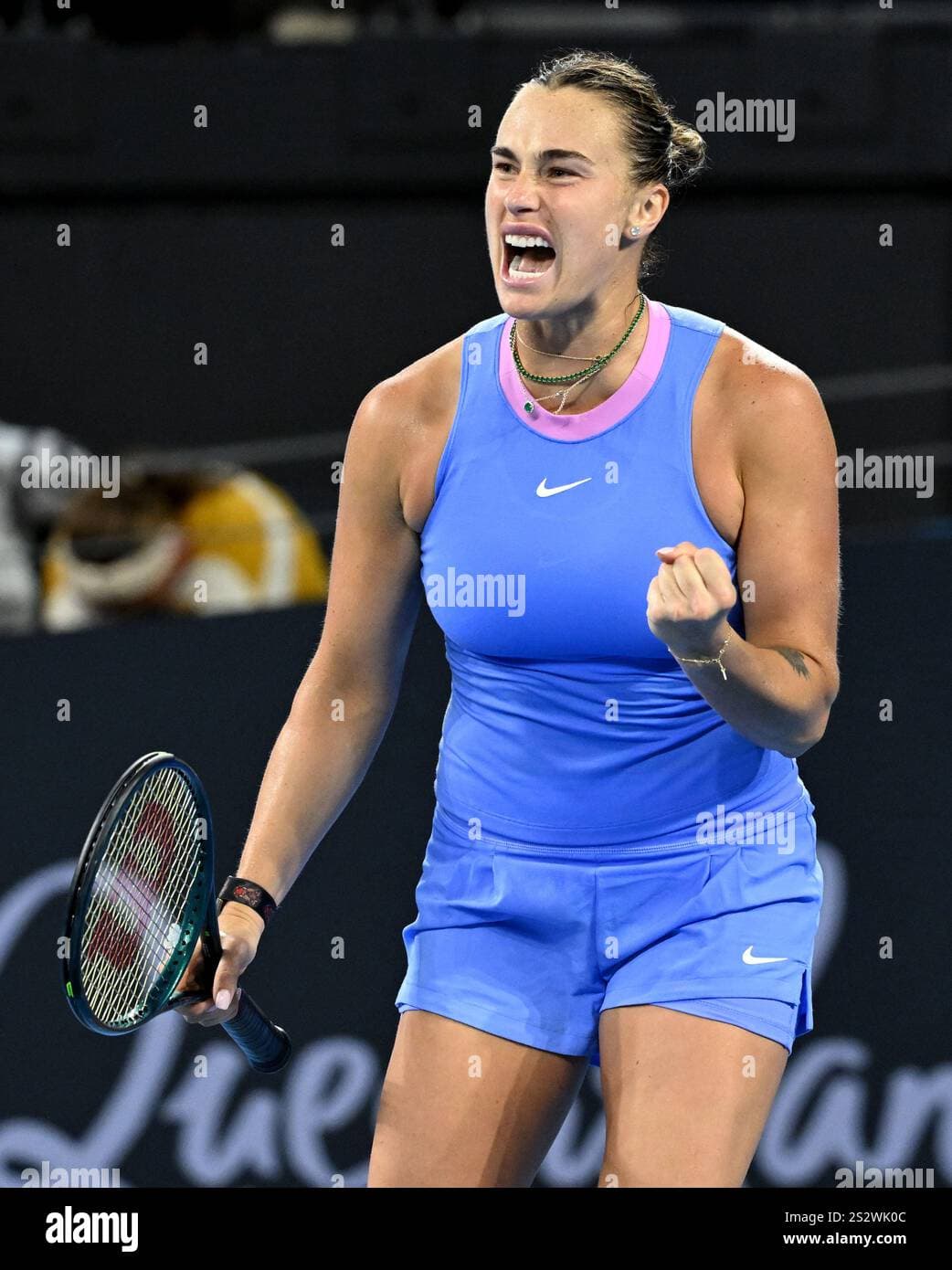 Sabalenka retains Brisbane crown with straight-sets final win