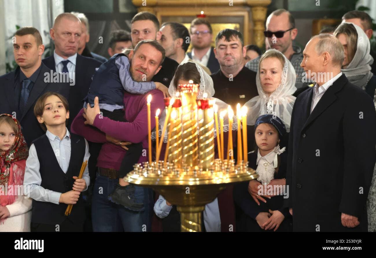 Putin Calls Russian Soldiers ‘Sacred’ in Orthodox Christmas Message