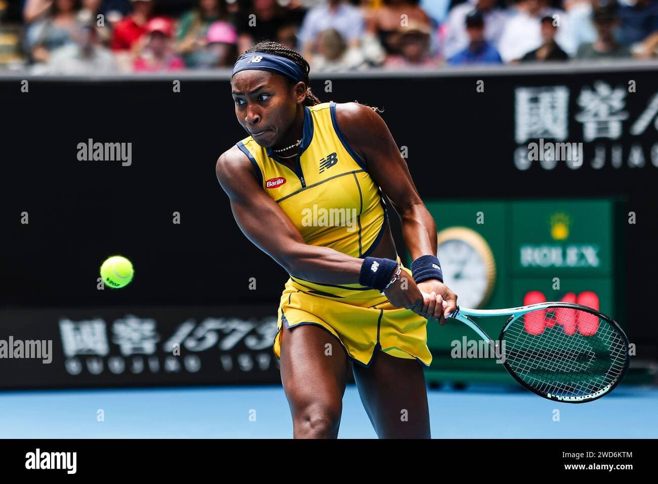 Gauff survives sloppy start as Alcaraz and Medvedev advance, Venus exits