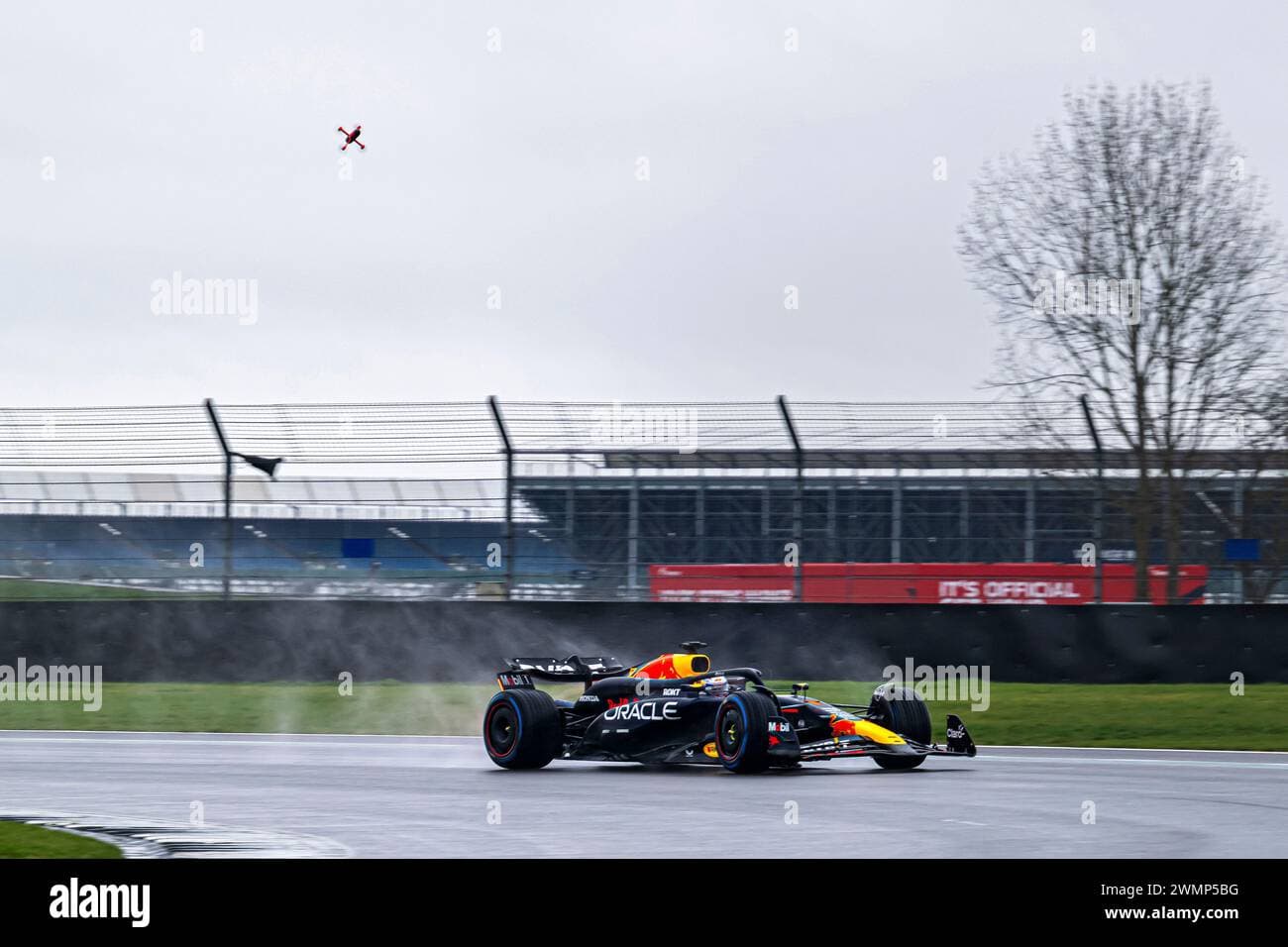 Red Bull drone keeps pace with F1 car at Silverstone