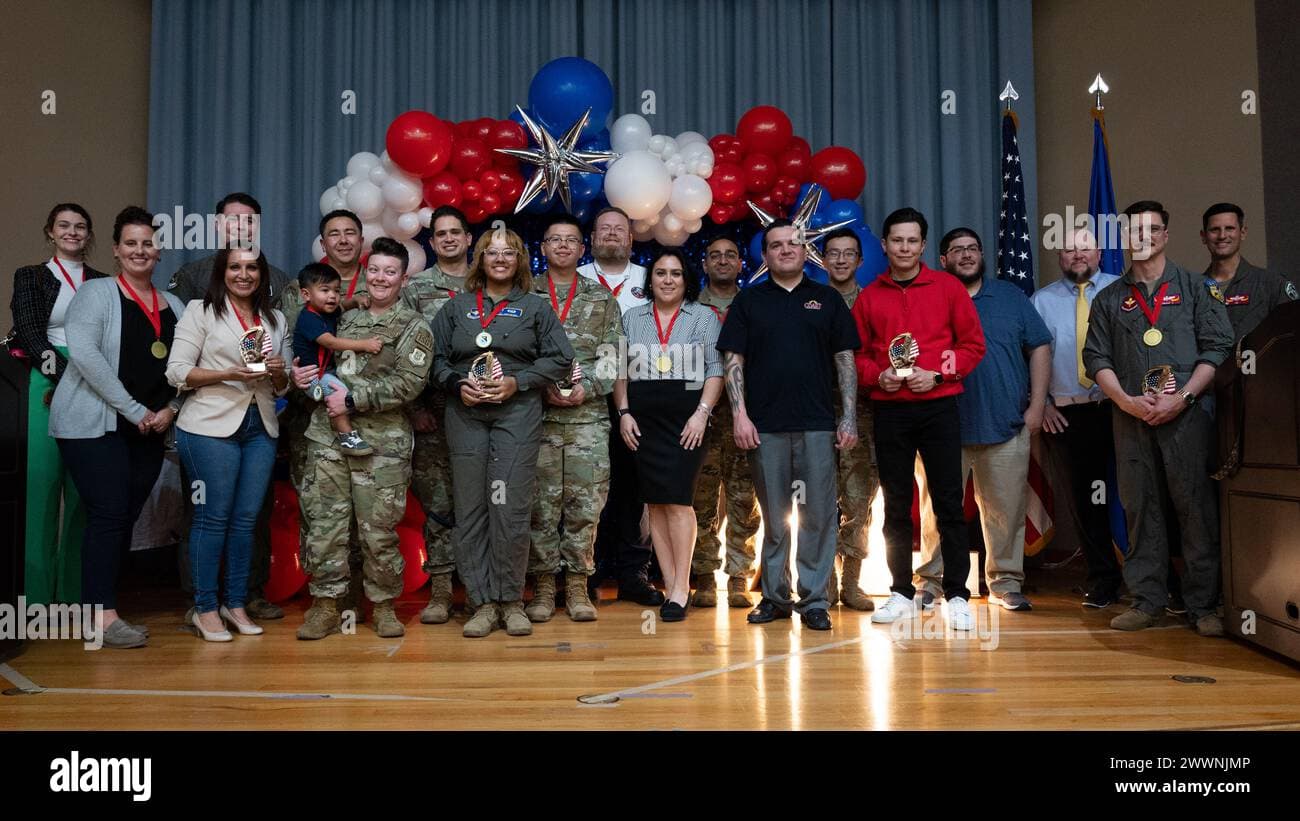 Laughlin AFB Honors Top Performers at Team XL Annual Awards Ceremony