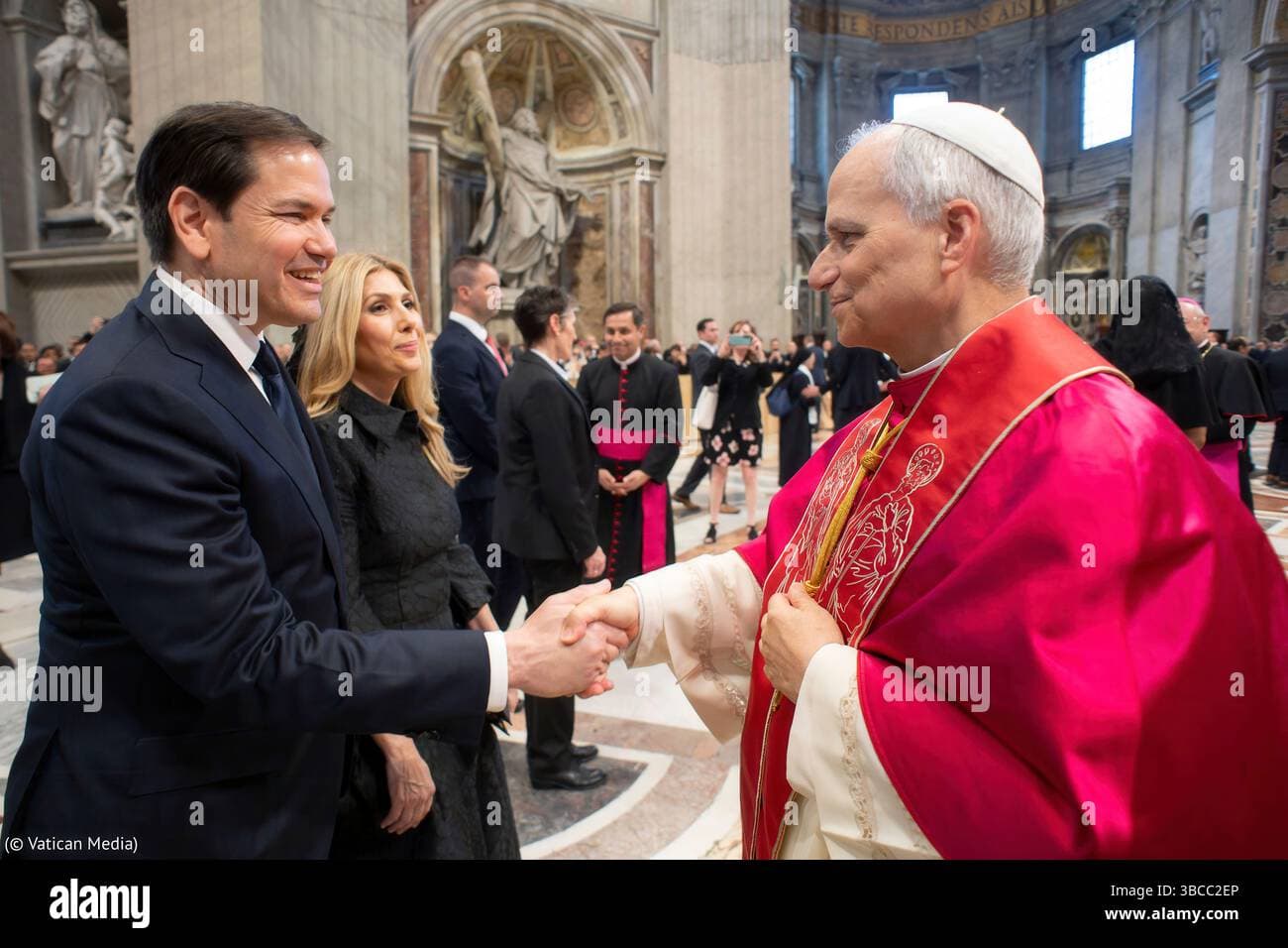 Fallon Jokes Trump, Pope Leo Put Rubio in the Middle