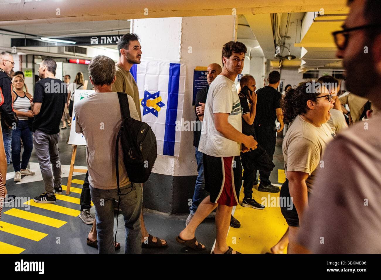 Israeli Civilians Practice Yoga in Tel Aviv Shelter Amid Iranian Missile Barrage