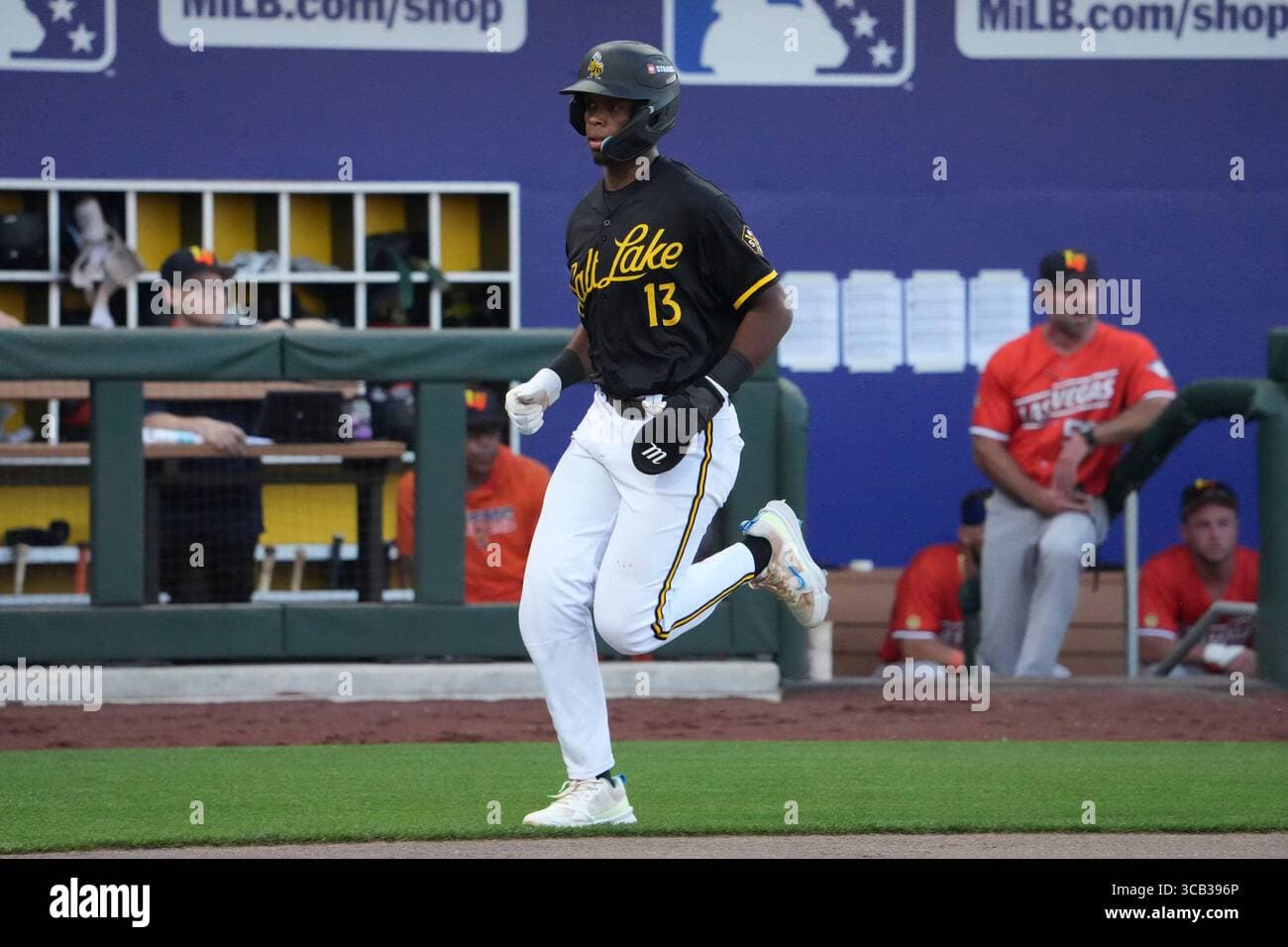 Angels Option Infielder Denzer Guzman to Triple-A Salt Lake Bees