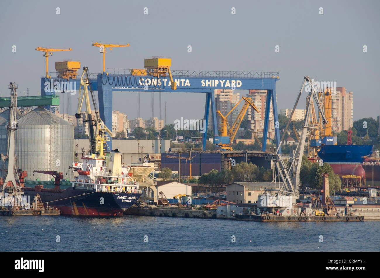 Ukrainian uncrewed vessel explodes in Romania's Constanța port