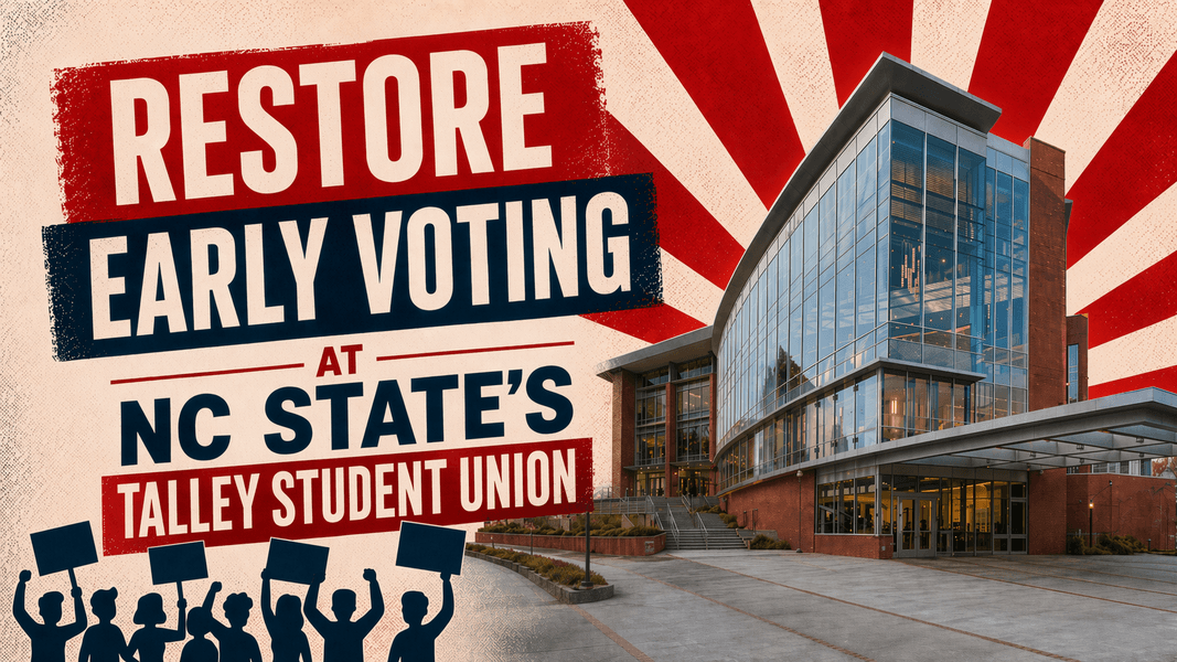 Wake Democrats push to restore Talley Union early voting site