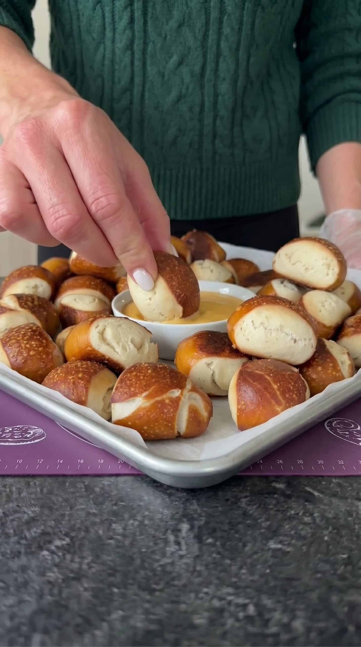 Sourdough discard becomes soft, chewy pretzel bites for snacking