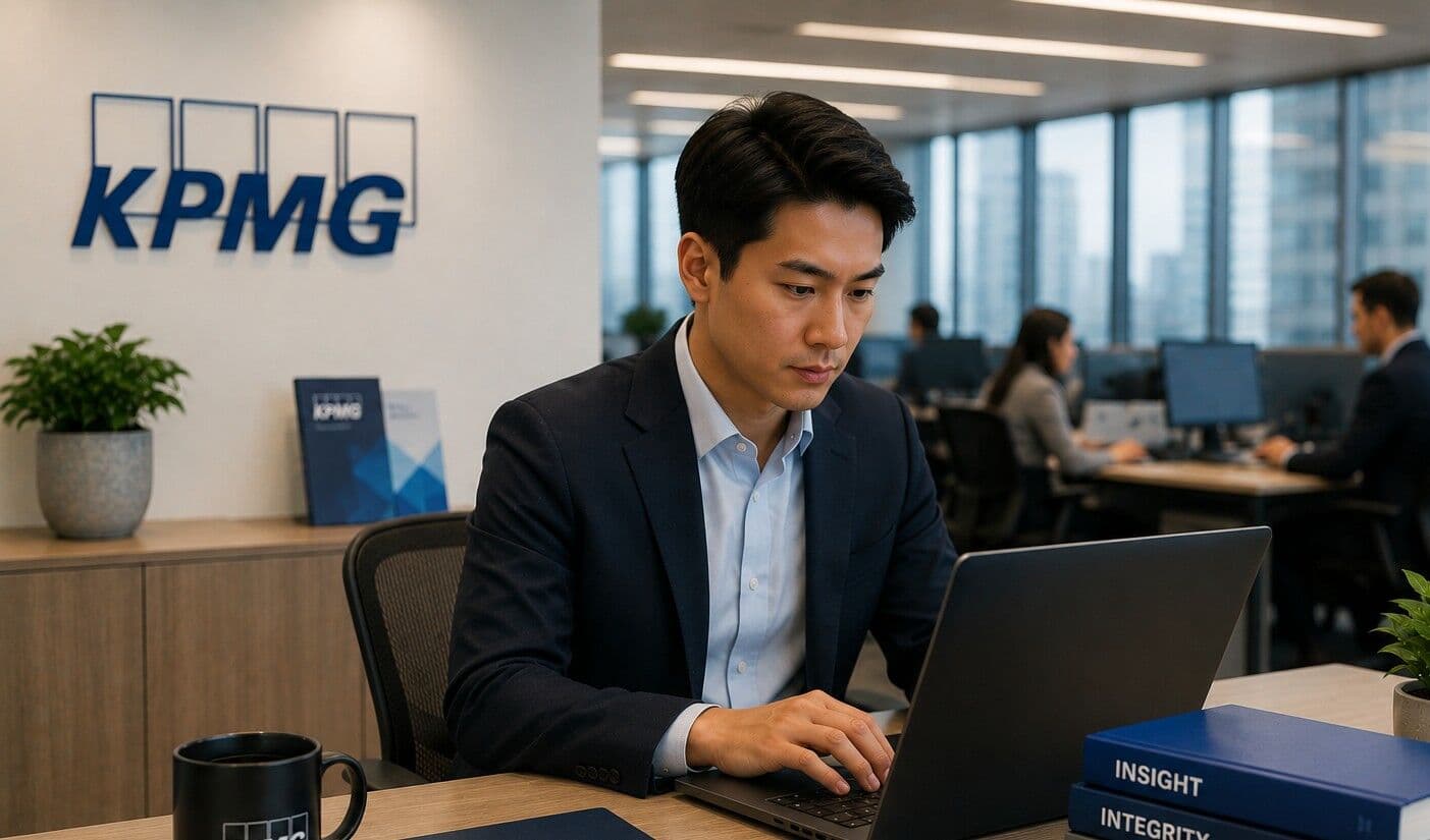 KPMG audit page highlights training, mentoring and CPA incentives