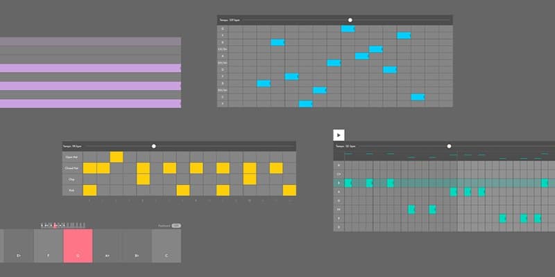 Ableton's browser-based Learning Music teaches minimal techno fundamentals for beginners