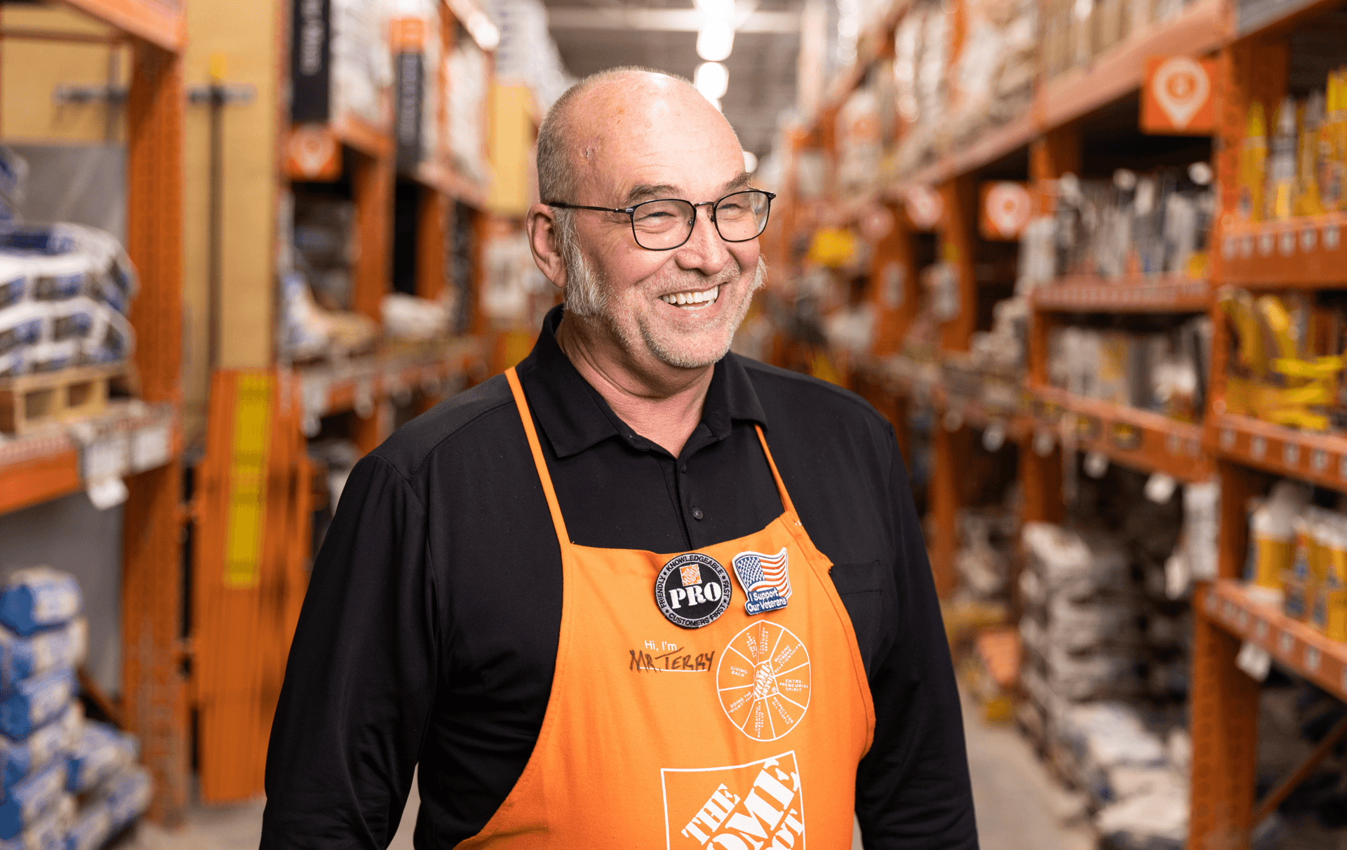 Home Depot store associates do more than answer questions, they solve projects