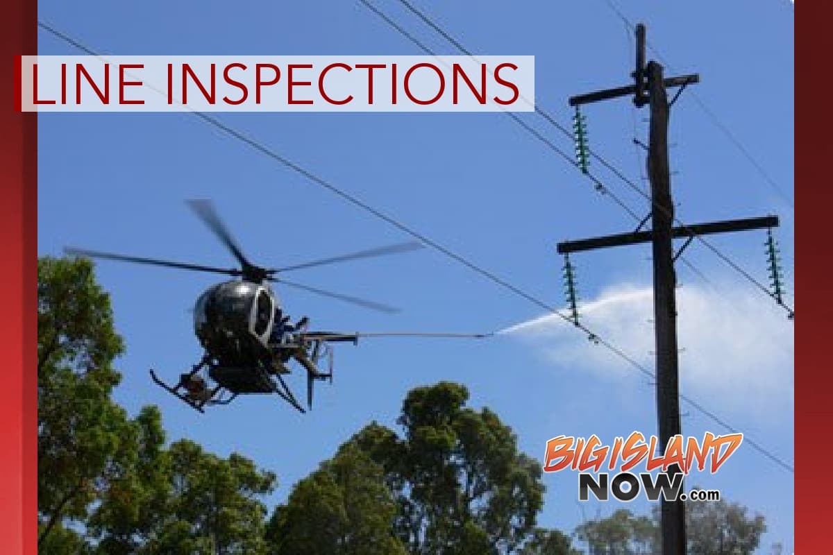 Hawaiian Electric to inspect Big Island transmission lines by helicopter
