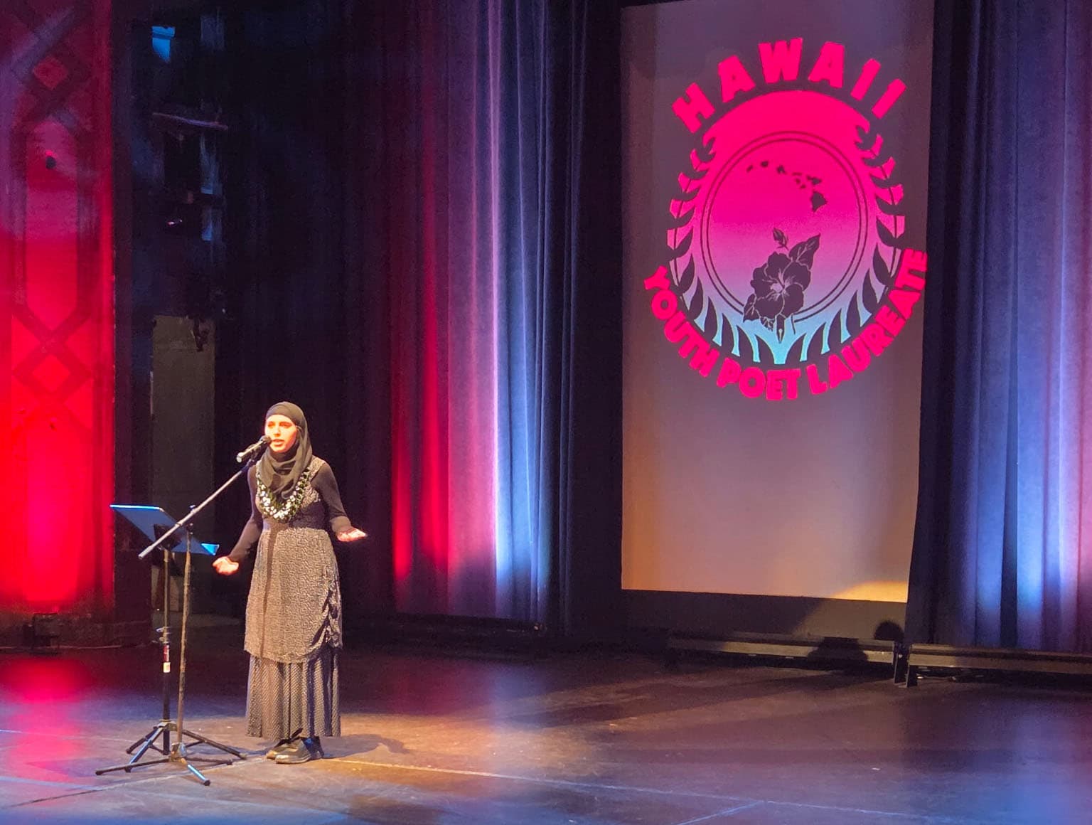 Hilo Palace Theater hosts return of Hawaii Youth Poet Laureate program