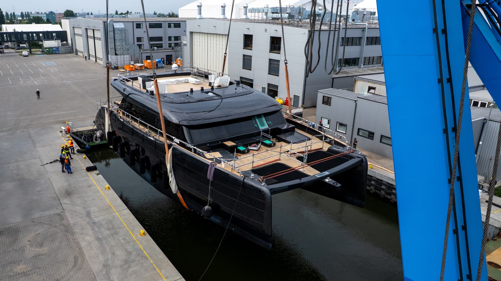 Sunreef launches first 100 Eco sailing catamaran in Gdańsk