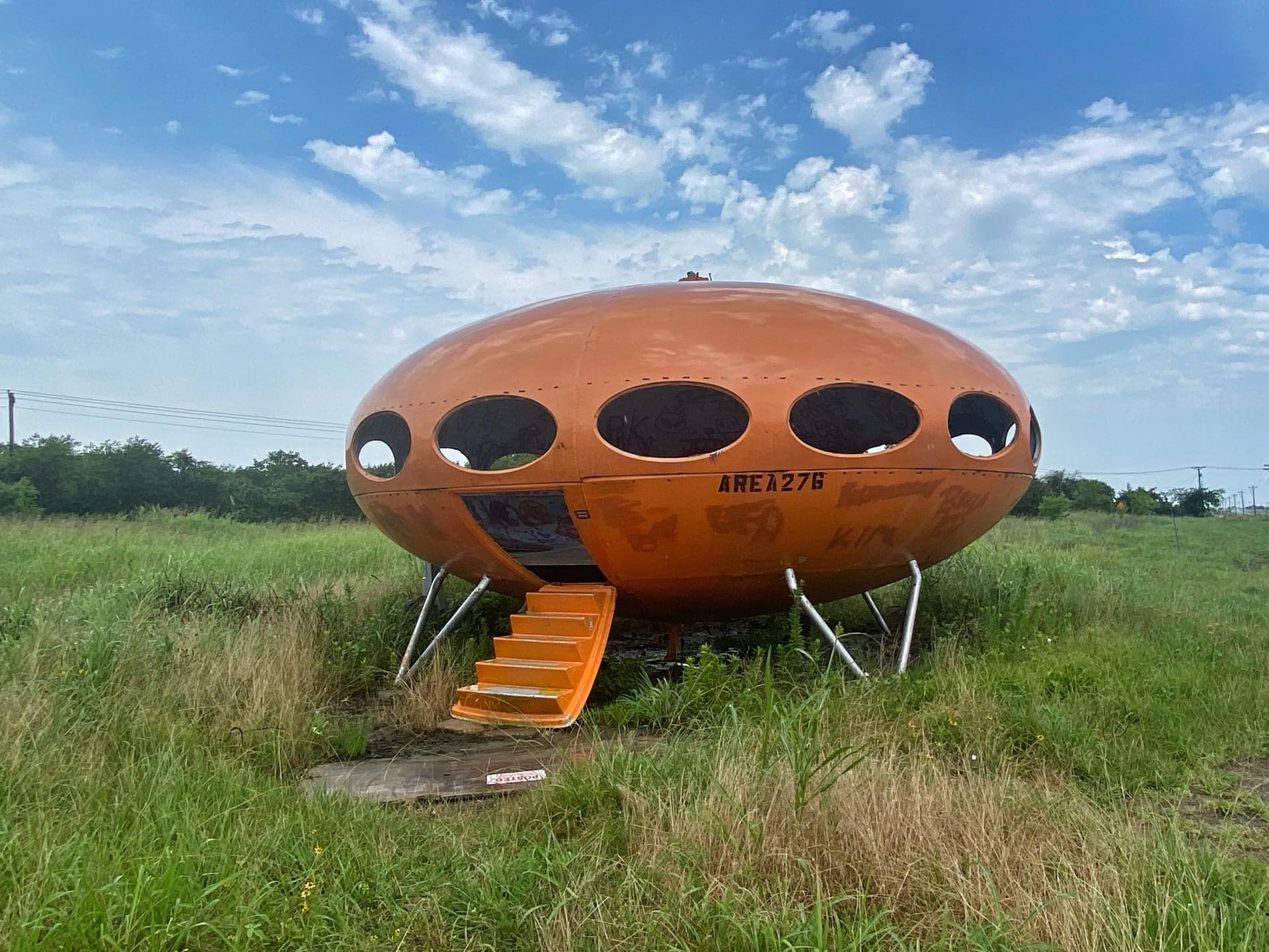 Royse City’s Futuro House stands as rare space-age landmark