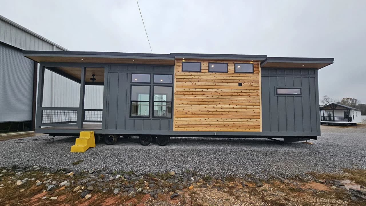 Phoenix unveils Skyview tiny house with porch, loft and bedroom