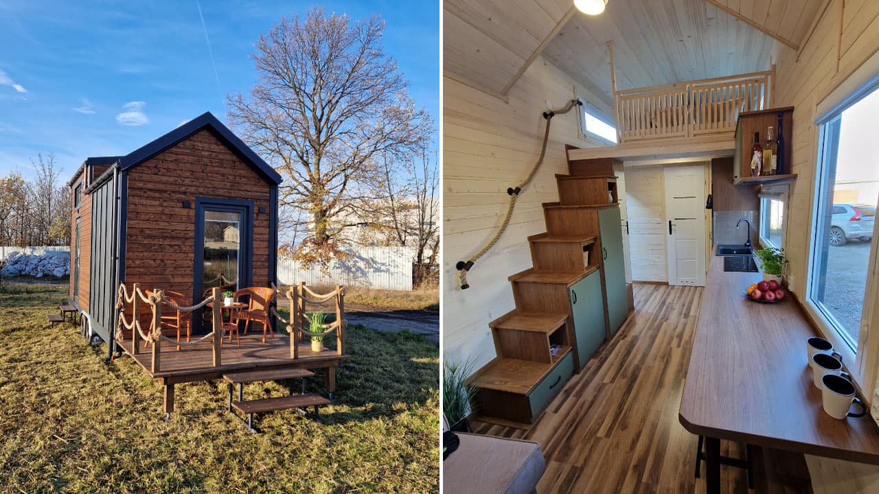 Bahama tiny house brings maritime style to compact coastal living