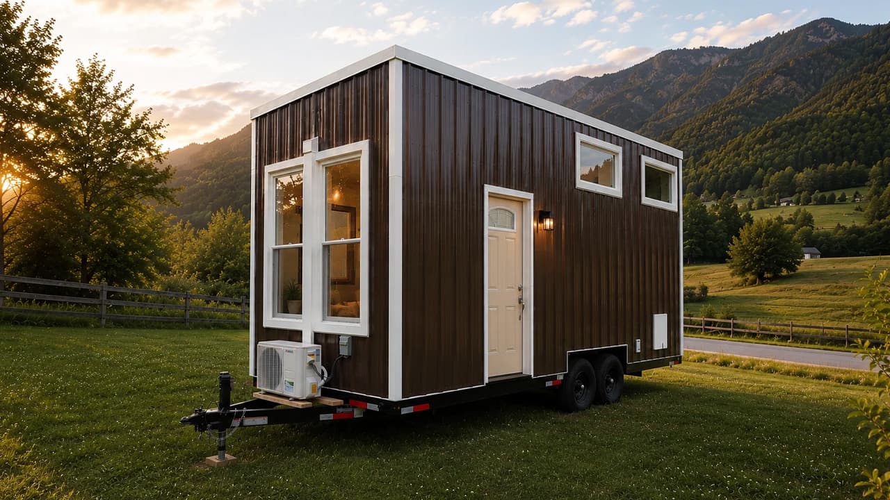 Lena tiny home packs rustic comfort into a 24-foot road-ready design
