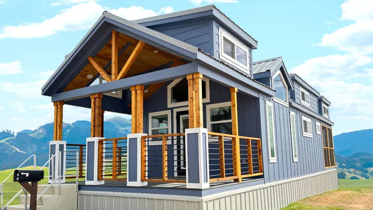 Pratt Homes' Mockingbird tiny house adds porches, storage, and space