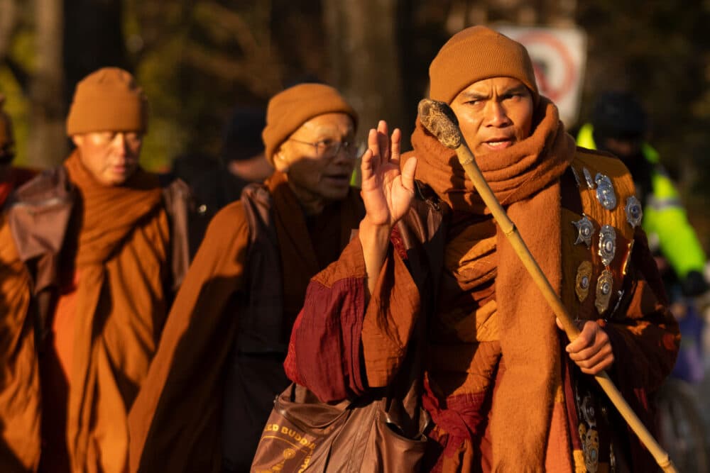 19 Monks Arrive in Washington After 15-Week, 2,300-Mile Walk for Peace