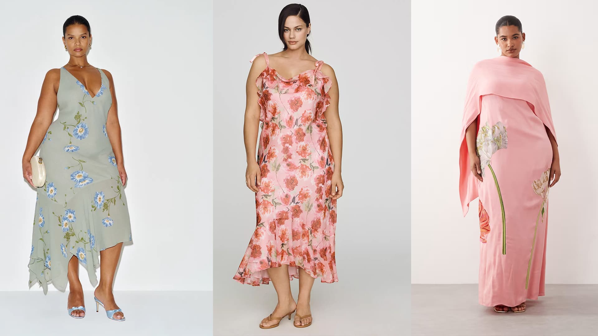 Who What Wear curates 14 plus-size summer wedding guest dresses