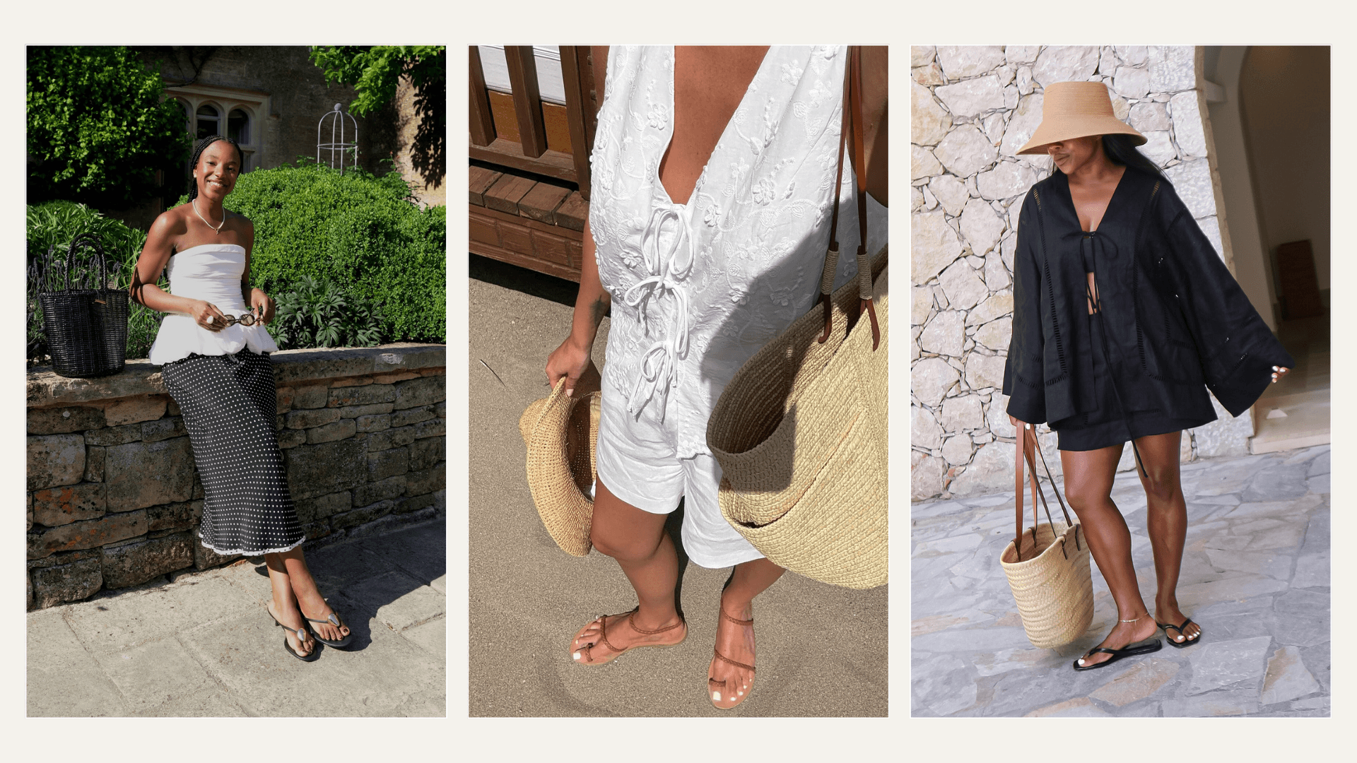 Petite summer 2026 trends favor monochrome, polka dots, maxi skirts
