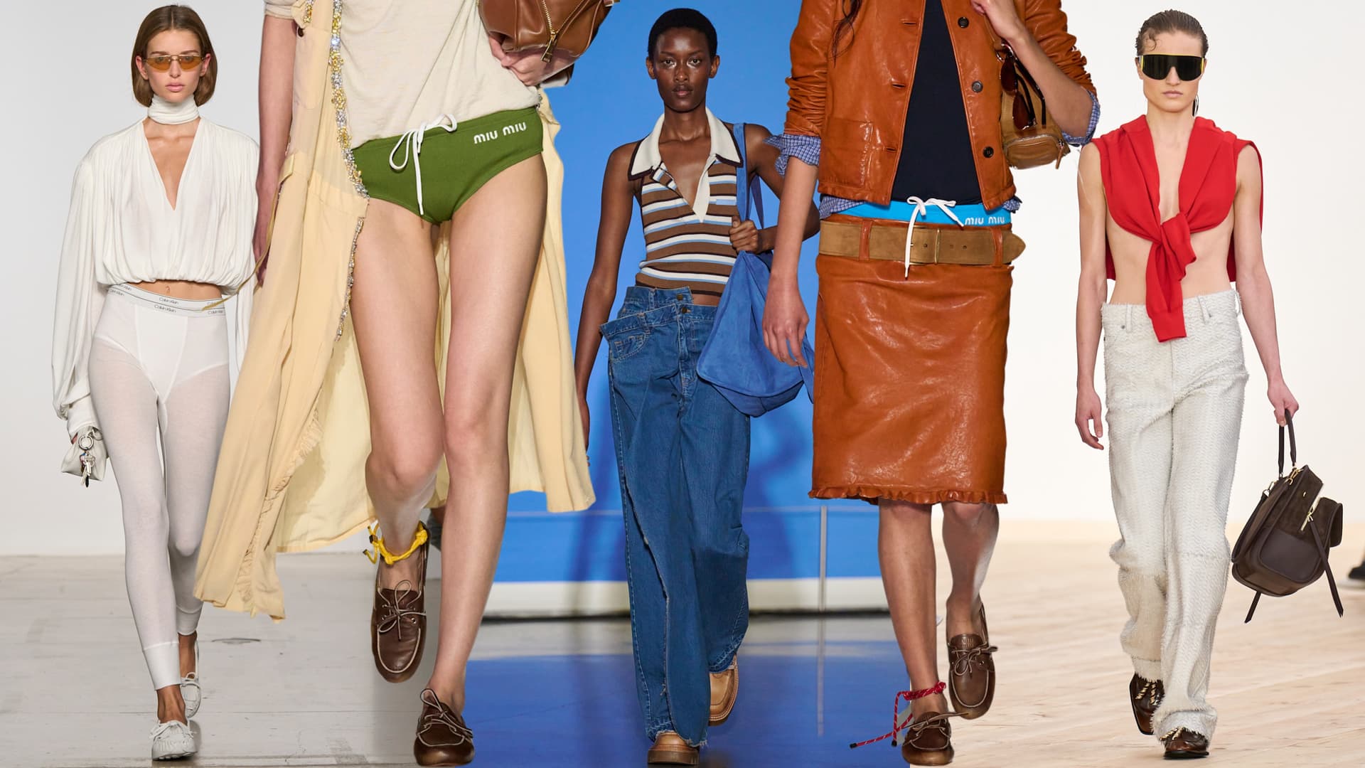 Boat shoes return as a current summer trend on runways
