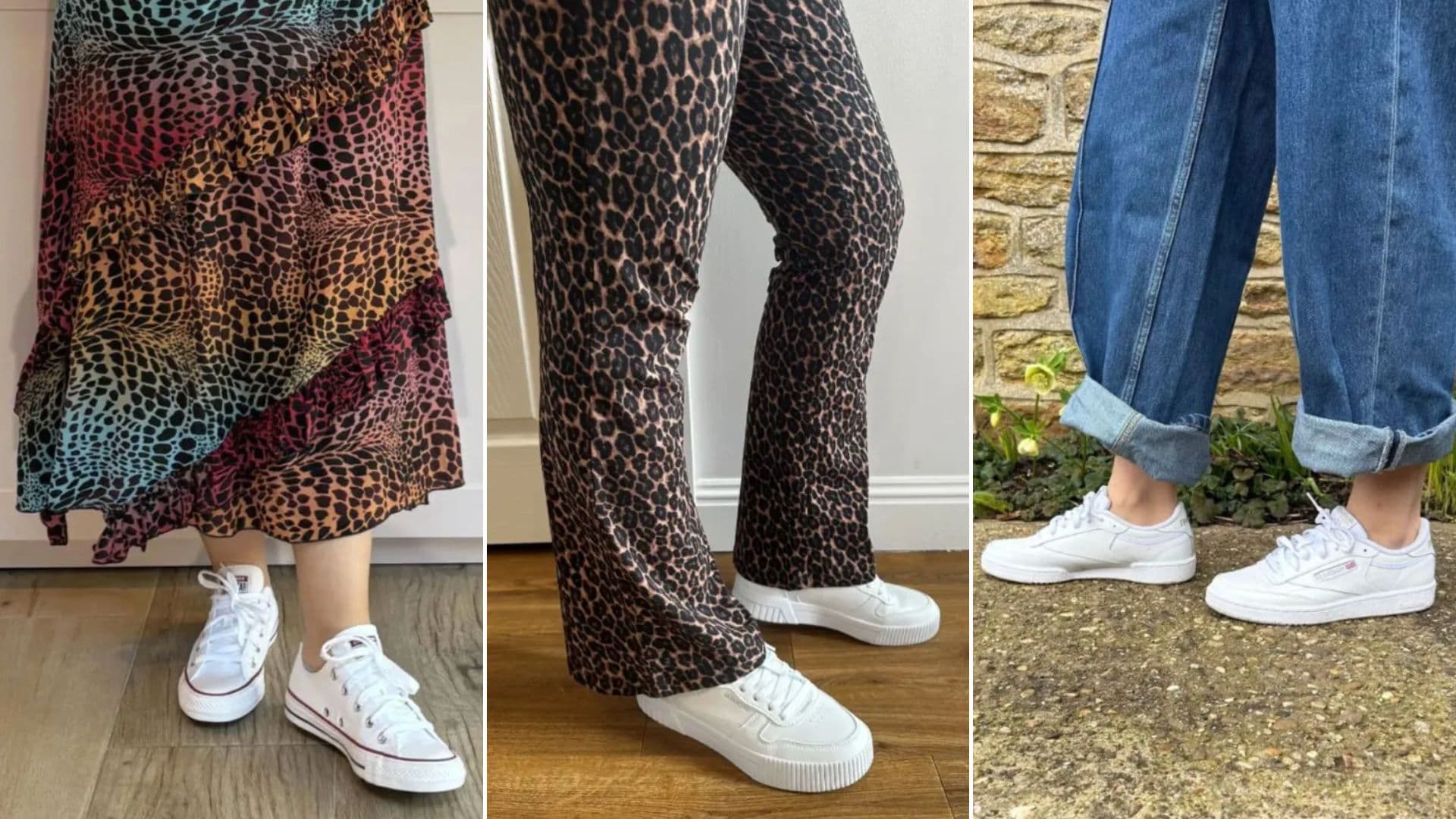 Kelly Brook shows how trainers make maxi dresses more versatile