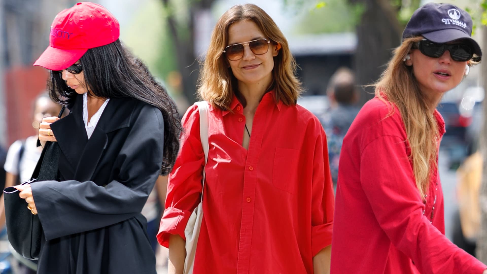 Strawberry red takes over spring 2026, from runways to celebrities