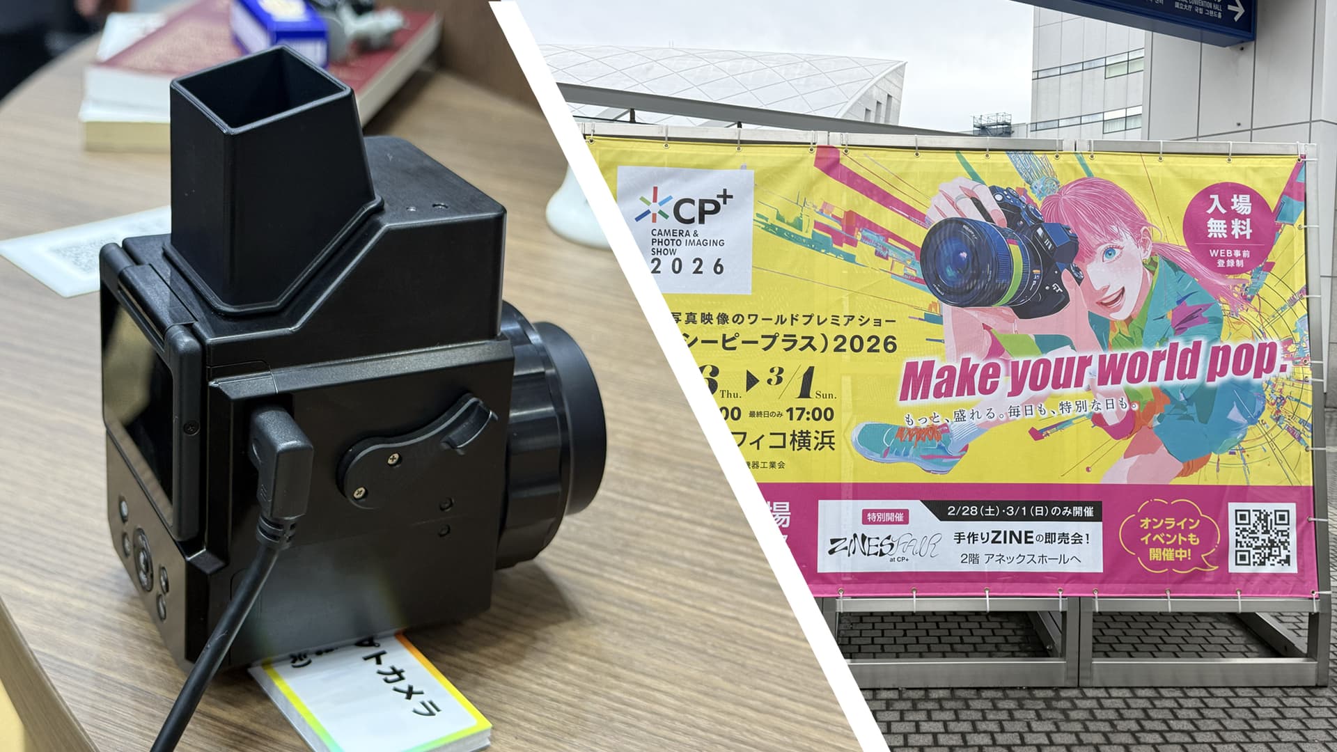 TechRadar at CP+ 2026: Bold-Color Polaroids, Incremental Camera Updates