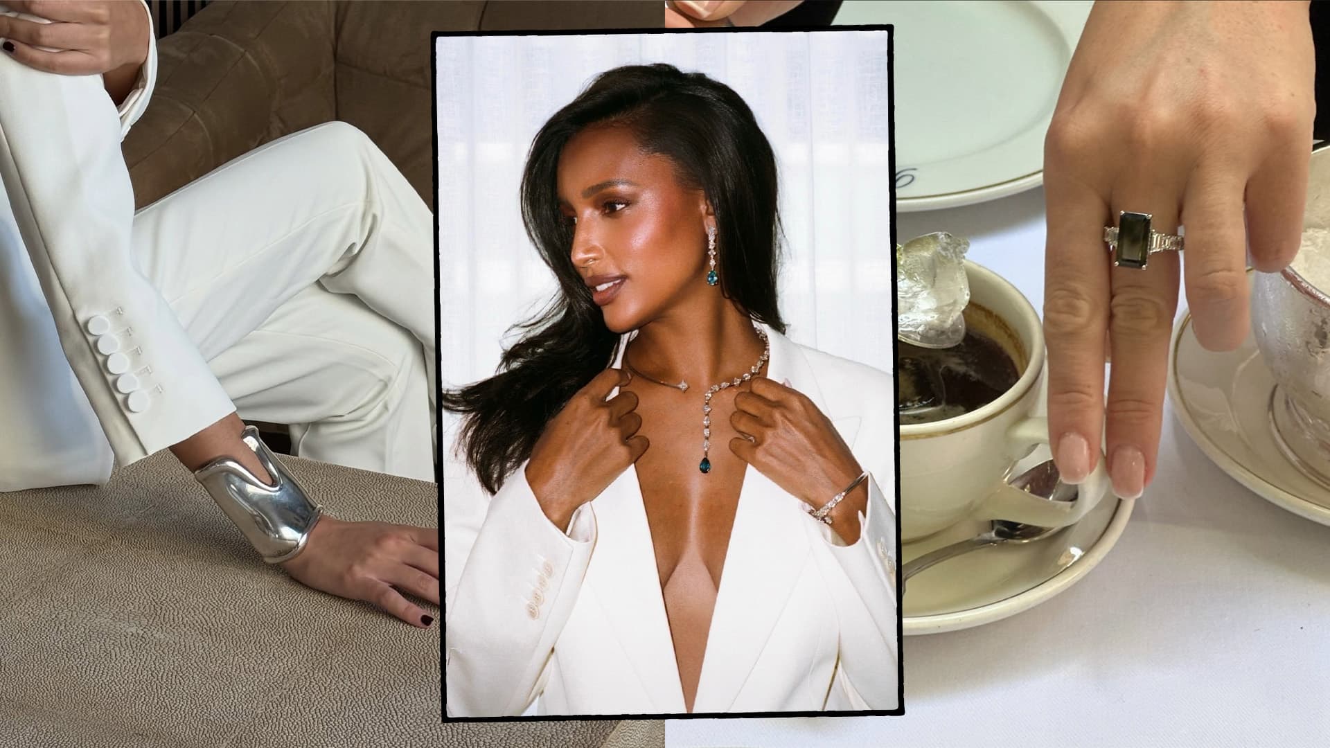 2026 jewelry trends favor sculptural cuffs and layered ring stacks