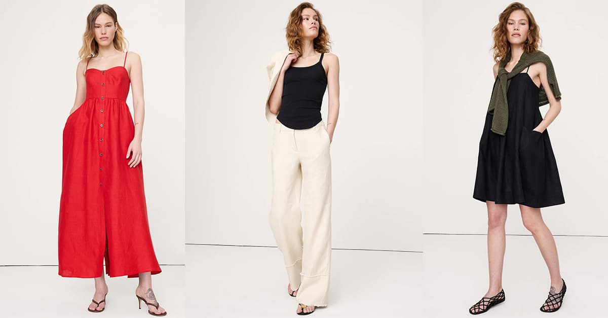Banana Republic leans into linen for polished summer workwear style
