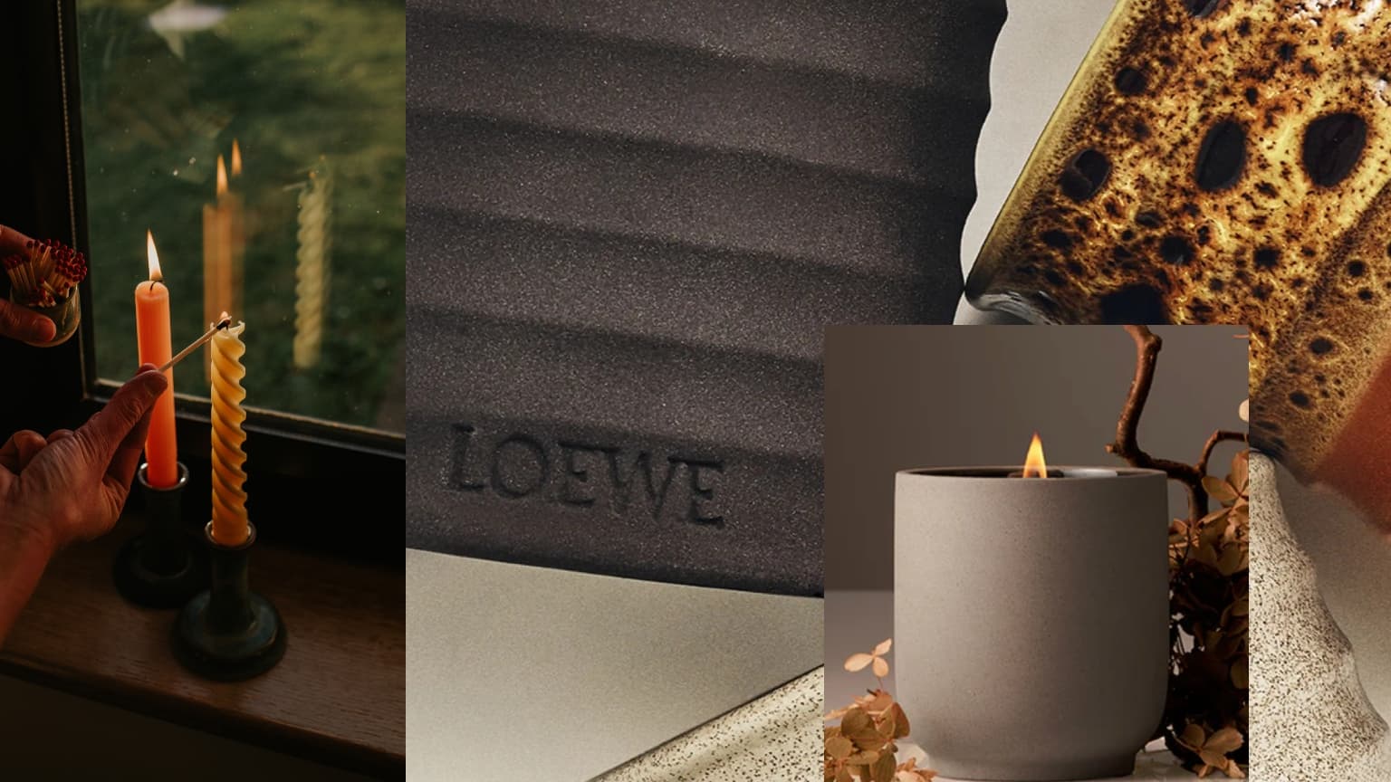 Marie Claire rounds up luxury candles that double as giftable decor