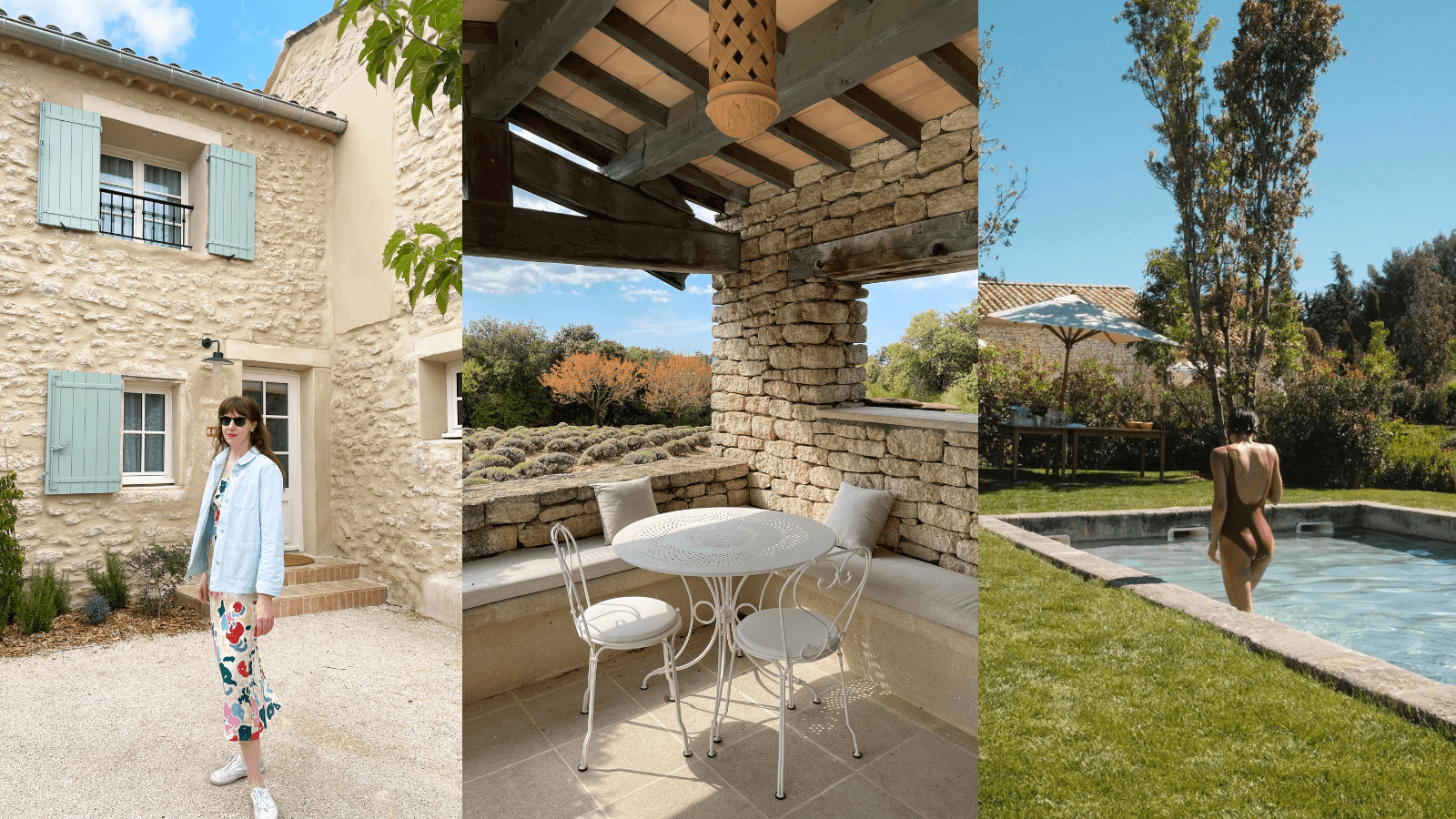 Provence-inspired coastal grandmother style, with Nancy Meyers energy