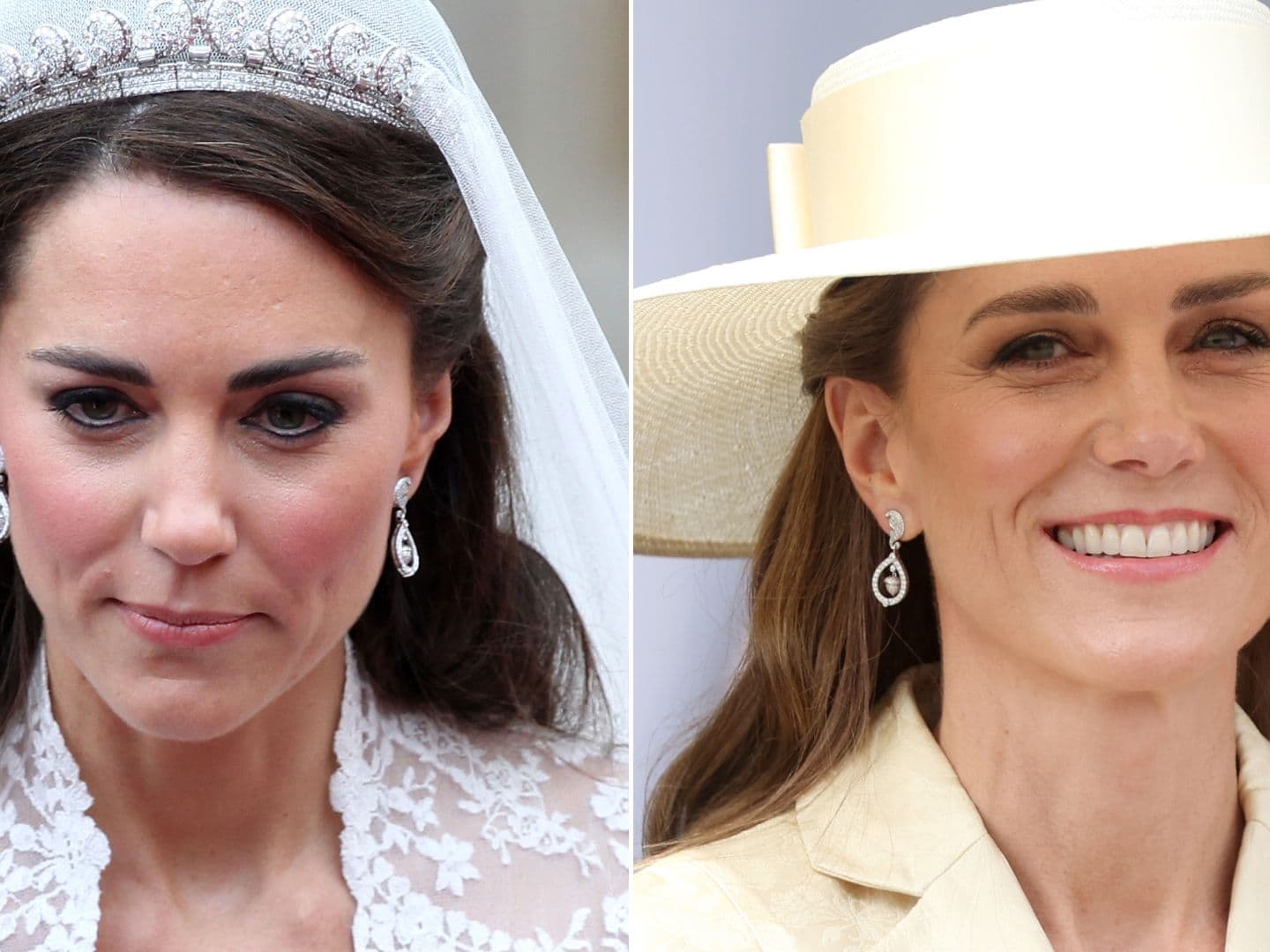 Princess Kate rewears diamond wedding earrings for Garter Day