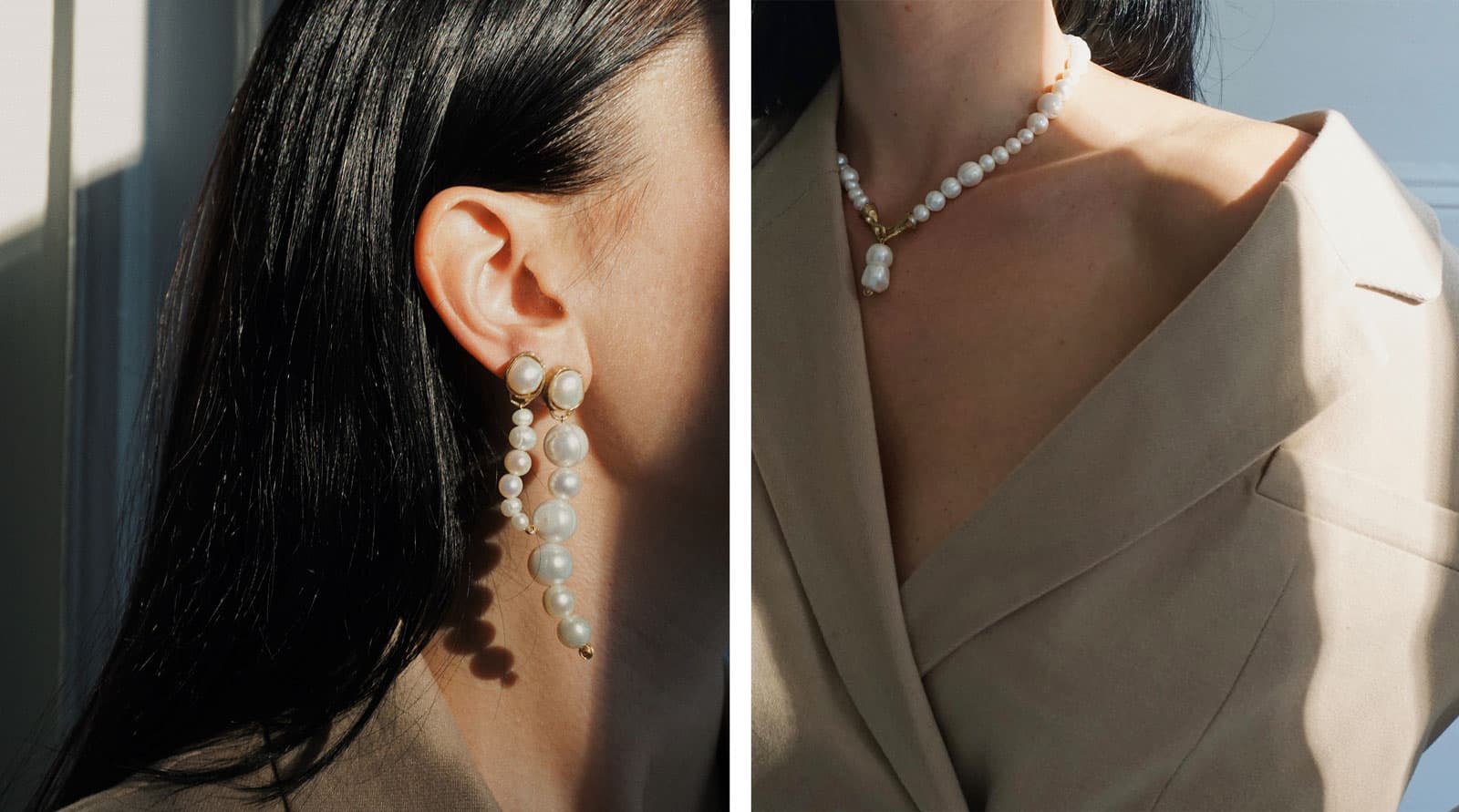 Pearls get a modern reset as designers embrace asymmetry and color