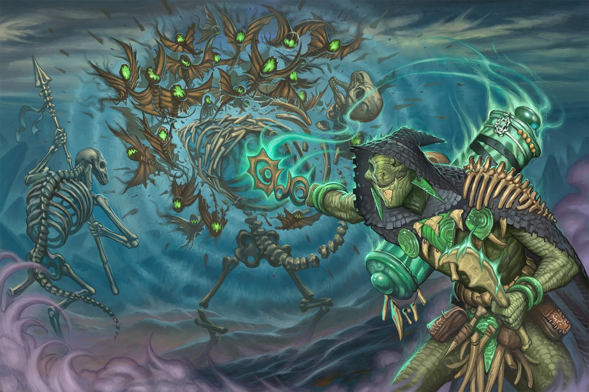 Paizo reveals Usharak, a new iconic necromancer with a haunted quest