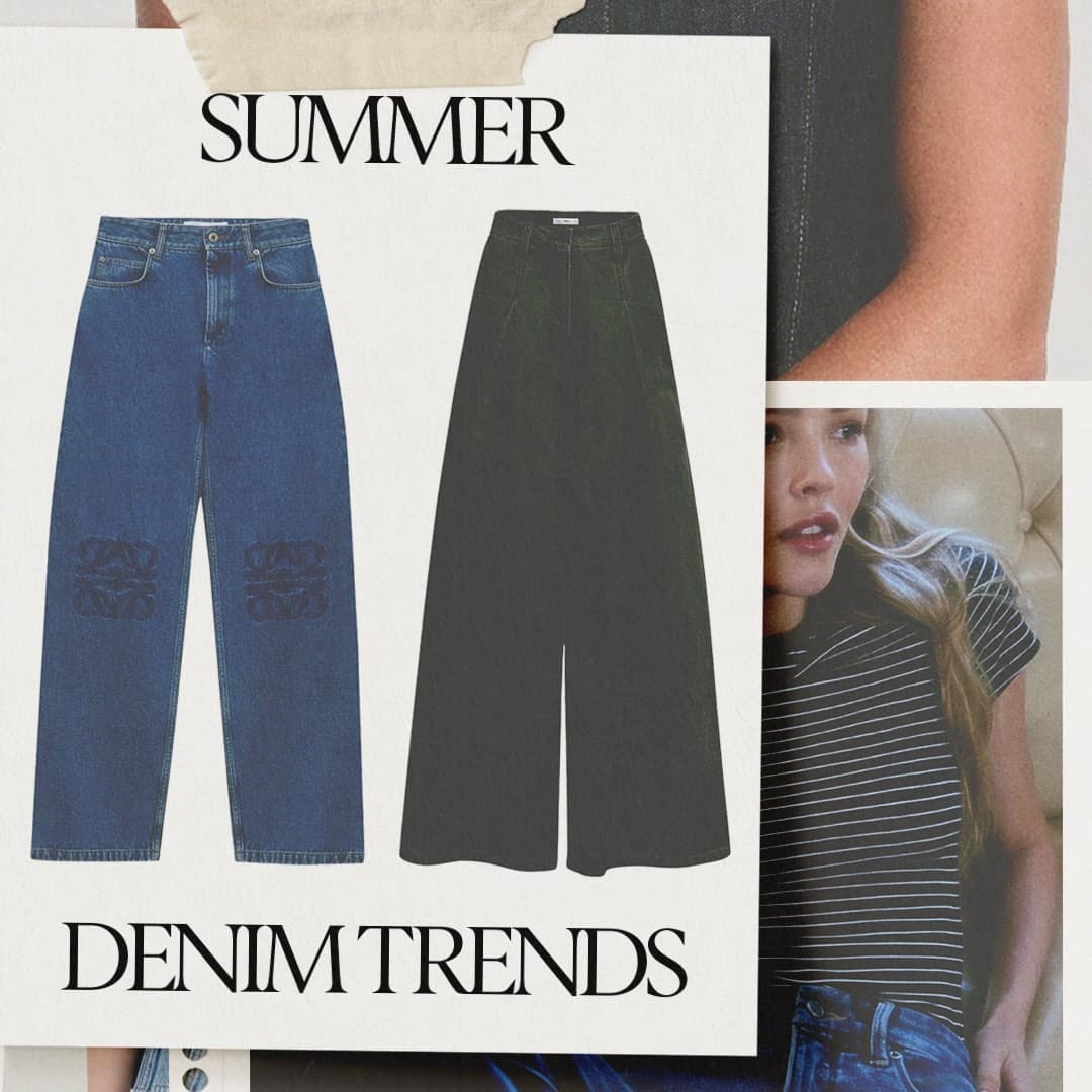 Workwear Denim Turns Dreamy, Wider, and More Wearable for Spring 2026